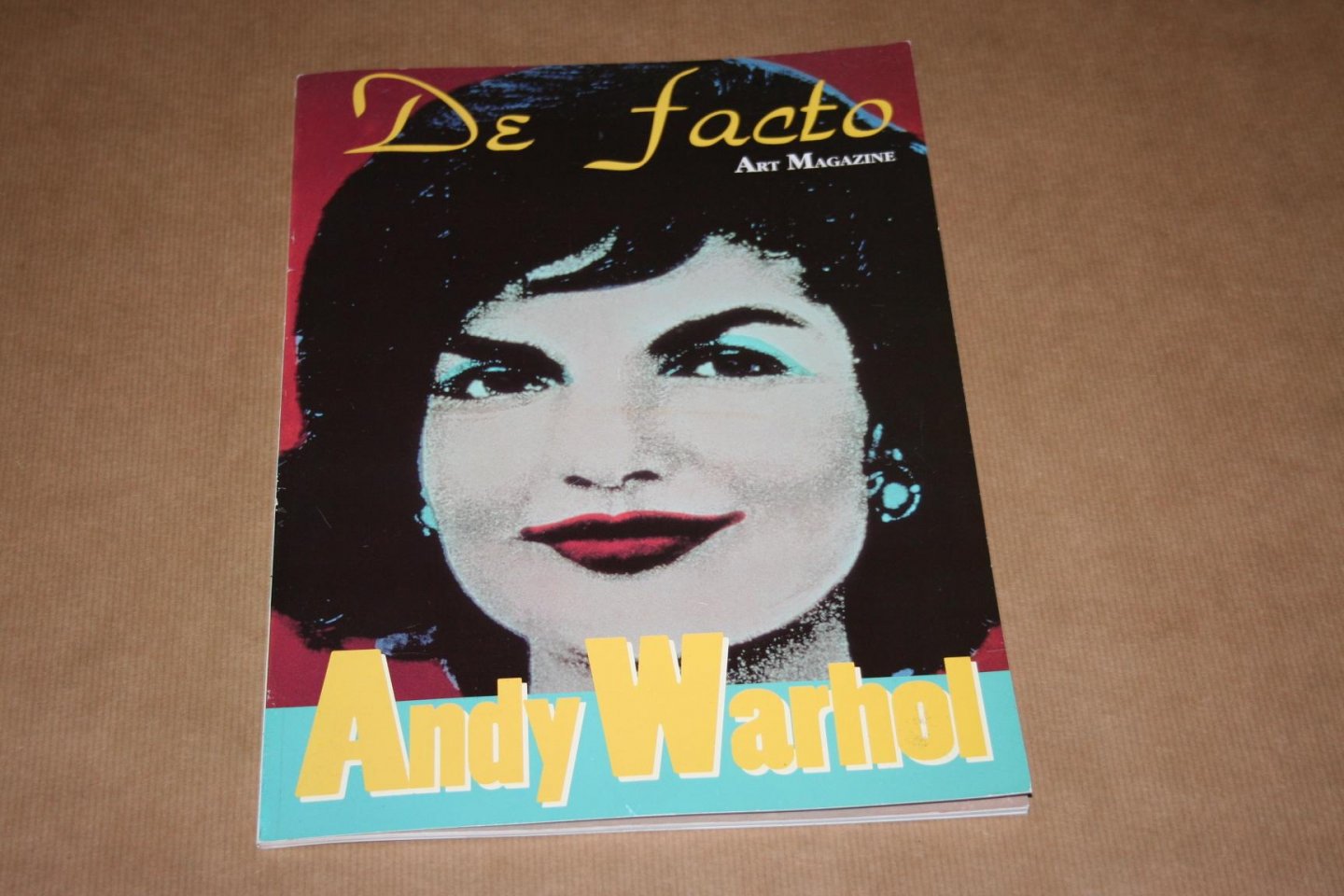  - De facto - Art Magazine  -- Andy Warhol