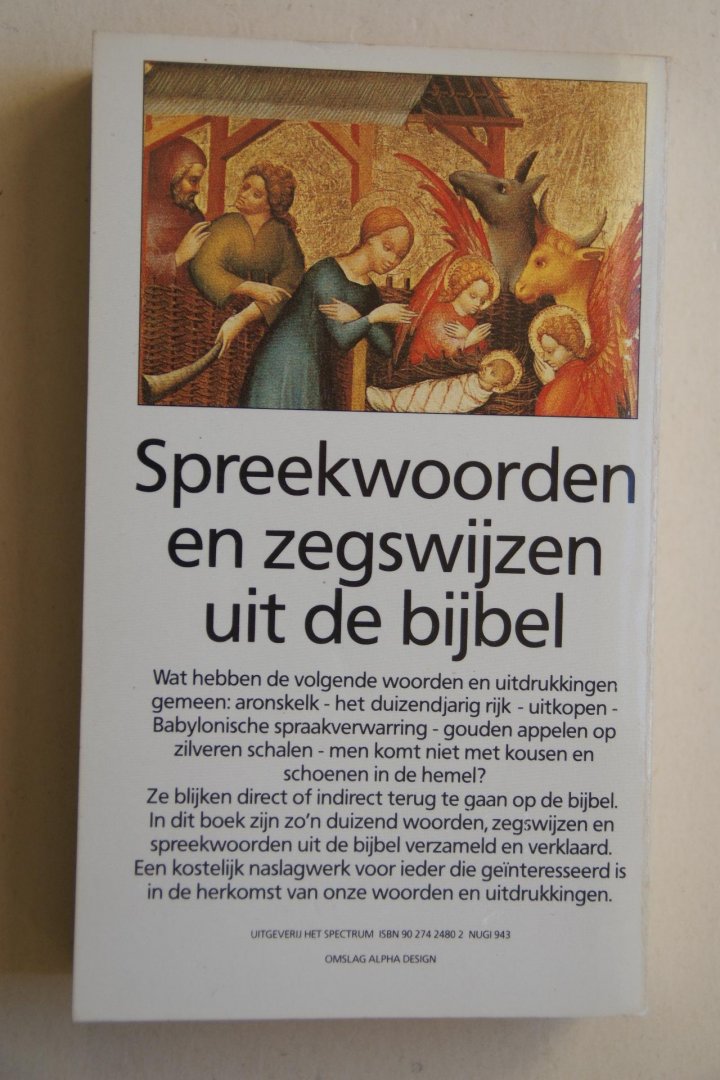 Delden, J. van - Spreekwoorden en Zegswijzen Uit de Bijbel