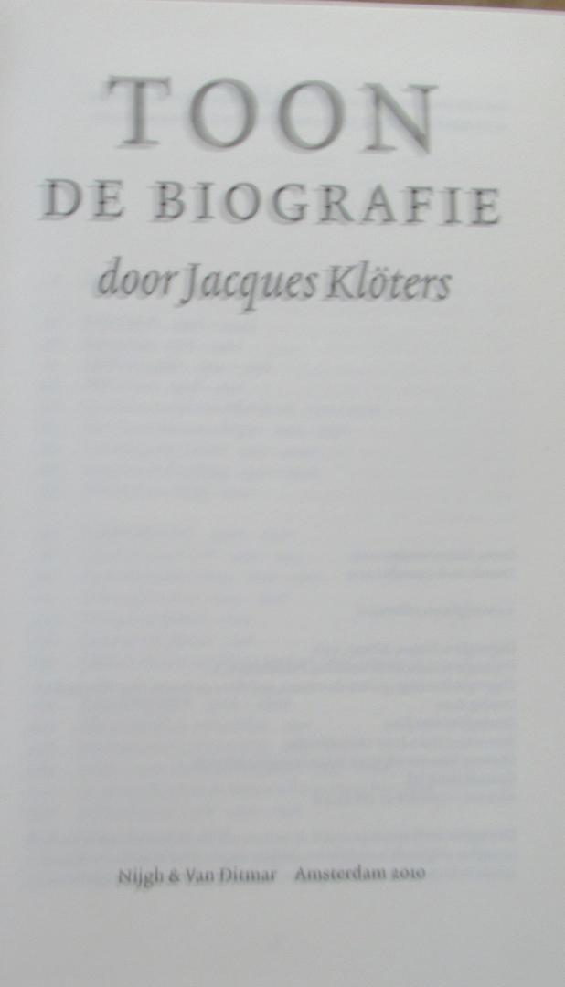 Klöters, Jacques - Toon. De biografie
