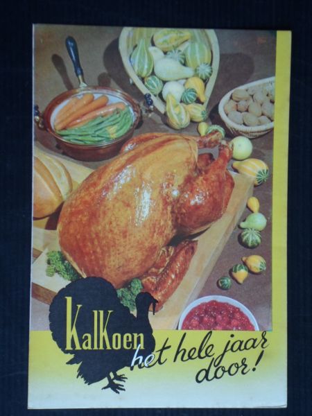 Folder - Kalkoen het hele jaar door! & Recept voor de bereiding van kalkoen