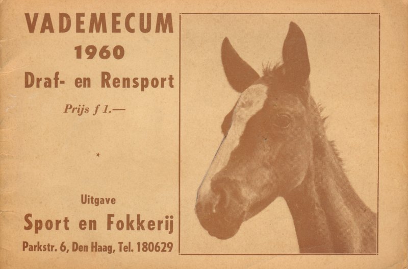 Diverse auteurs - Vademecum 1960 Draf- en Rensport, 24 pag. kleine, geniete softcover
