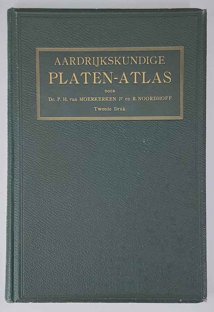 Moerkerken & Noordhoff - Aardrijkskundige Platen-Atlas ten gebruike bij het onderwijs in de aardrijkskunde aan Gymnasia, Hoogere Burgerscholen, Kweek- en Normaalscholen