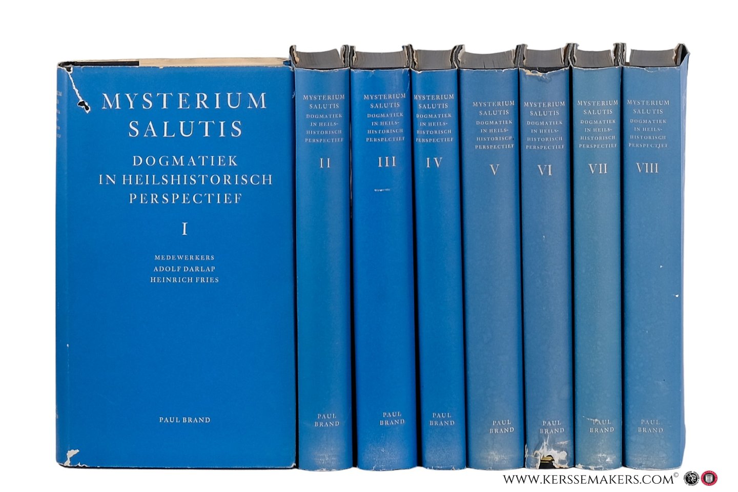 Feiner, Johannes und Magnus Löhrer. (eds.) - Mysterium Salutis. Dogmatiek in heilshistorisch perspectief. [ 8 volumes & naam en zaakregister I-IV, V-VIII ].
