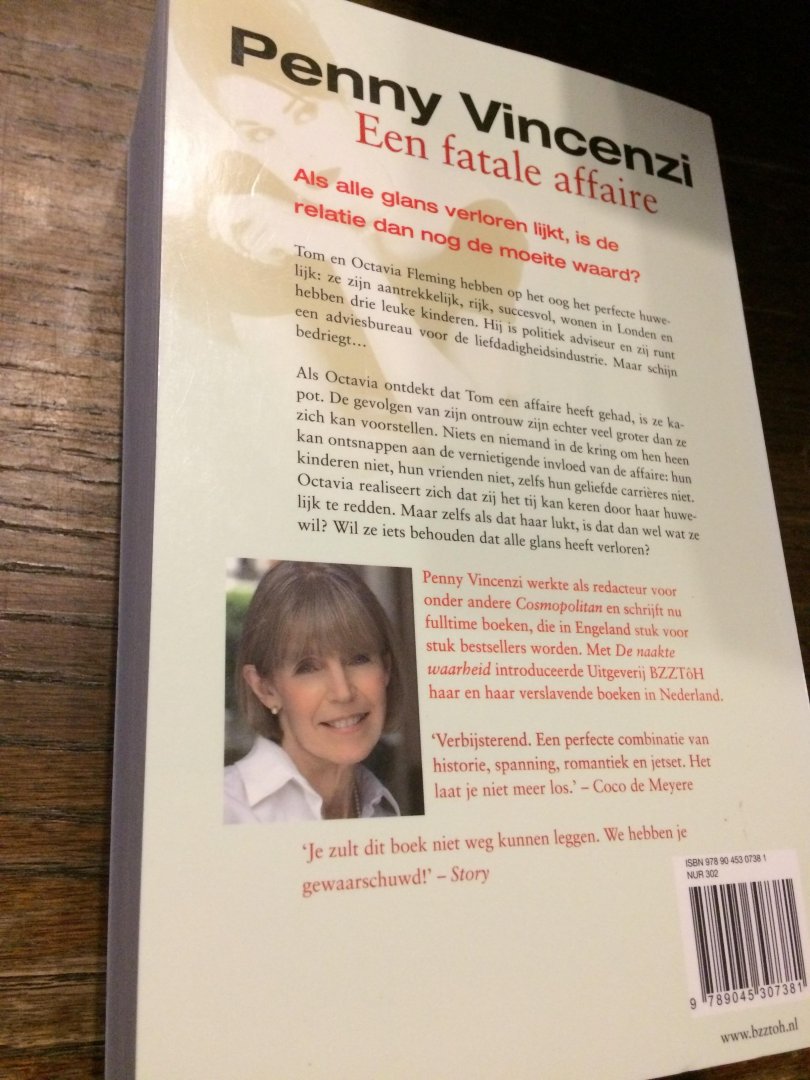 Penny Vincenzi - Een fatale affaire / schijn bedriegt
