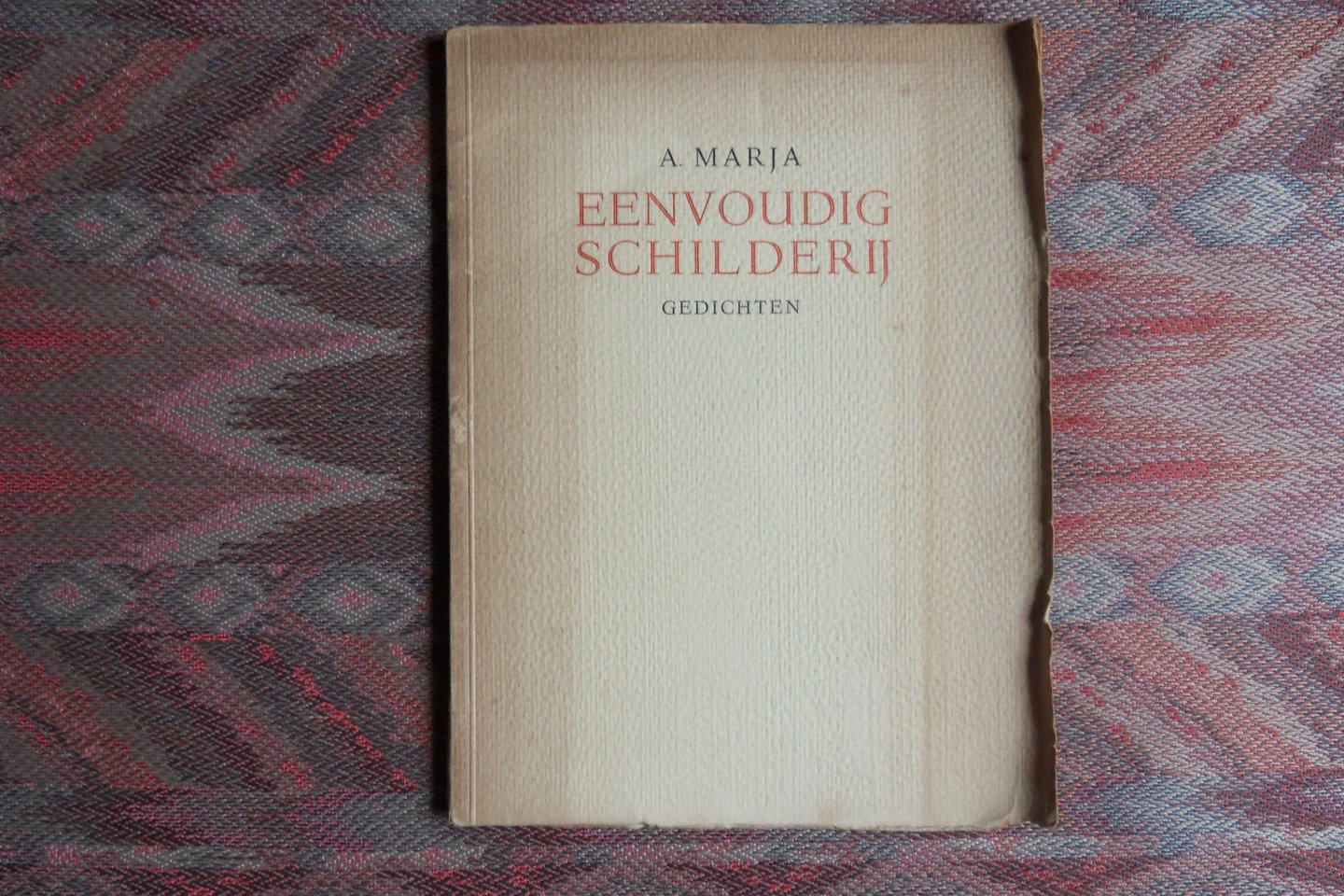 Marja, A. - Eenvoudig Schilderij. - Gedichten.
