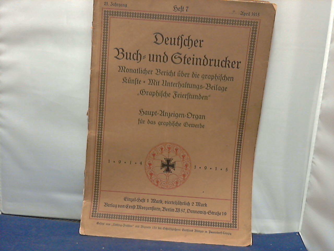 Div - Deutscher Buch= Und Steindrucker