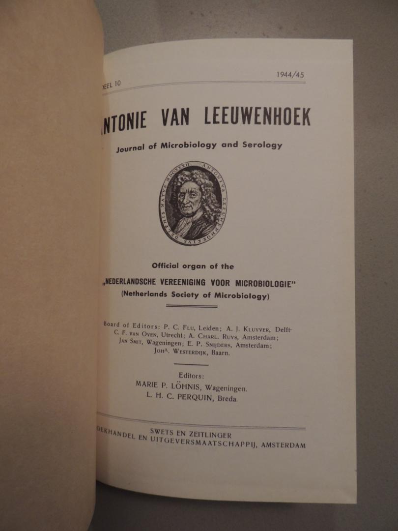 Leeuwenhoek Antonie van - Antonie van Leeuwenhoek : Nederlandsch tijdschrift voor hygiëne, microbiologie en serologie - International journal of general and molecular microbiology -Yeast symposium 1969 verschenen als suppl. bij jrg 35 (1969)