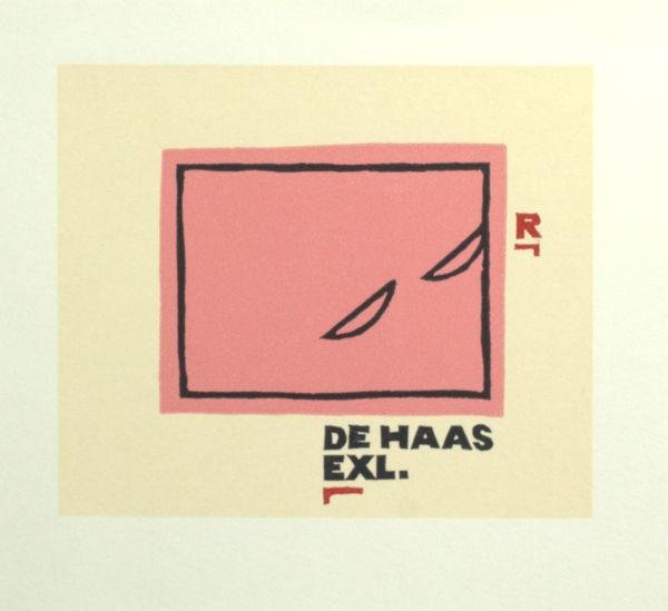 Andriessen, Cees - Exlibris voor De Haas.