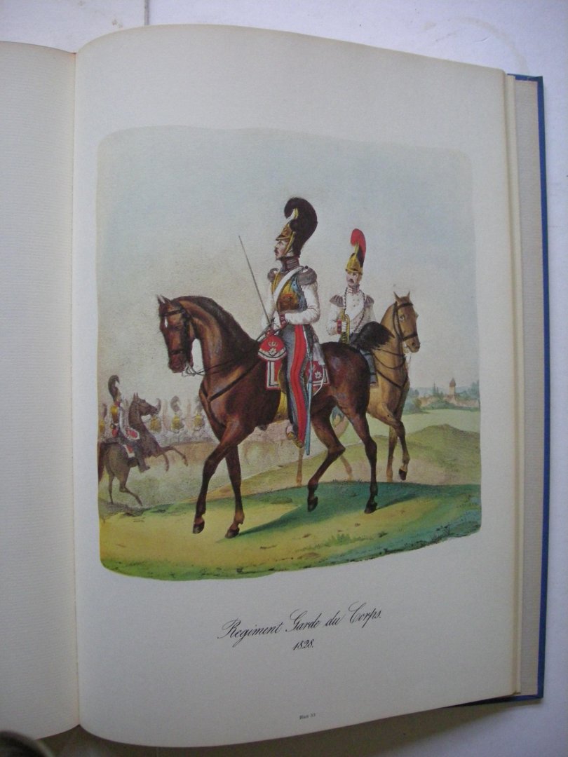 Schwarze, Wolfgang - Die Uniformen der Preussischen Garden von ihrer Entstehung 1704 bis 1836. 48 FAksimiledrucke aus dem Originalbuch von Thumen, Berlin 1840