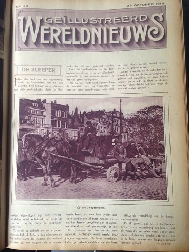 Redactie - Geïllustreerd Wereldnieuws. Gebonden weekbladen. No. 1, 1916 t/m No. 36, 1917