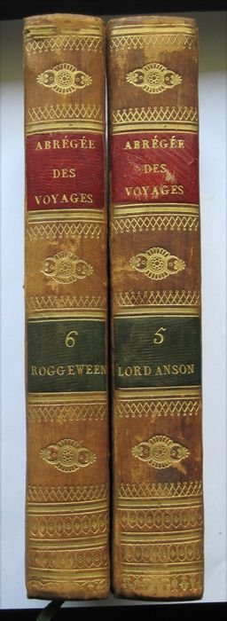 Bancarel, F.B. - 2 delen: Voyage de l’Amiral Jacob Roggeween + Voyage du Commodore George Anson