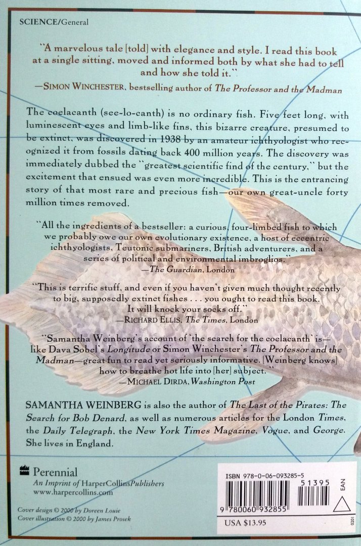 Weinberg, Samantha - A Fish Caught in Time (The Search for the Coelacanth) (ENGELSTALIG)