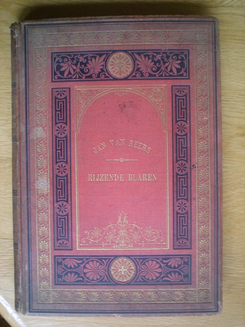 Jan van Beers - Rijzende blaren. Poëzie. Met penteekeningen van Jan van Beers zoon