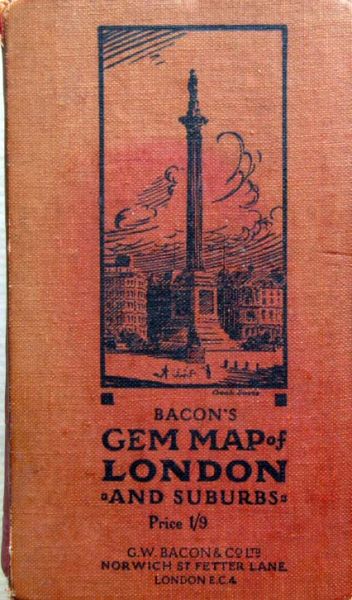 G.W.Bacon - Bacon's Gem Map of London and Suburbs