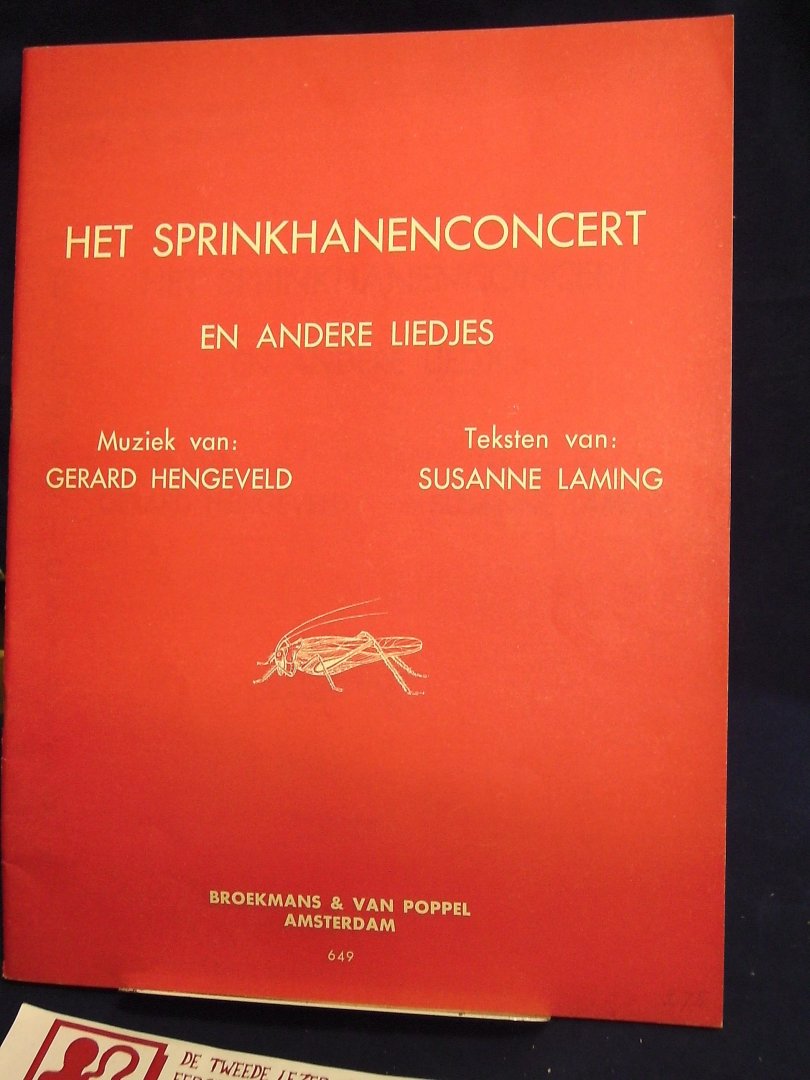 Laming, Susanne en Gerard Hengeveld ( Muziek) - Het Sprinkhanenconcert en andere liedjes ( eibertjesserie no 1)