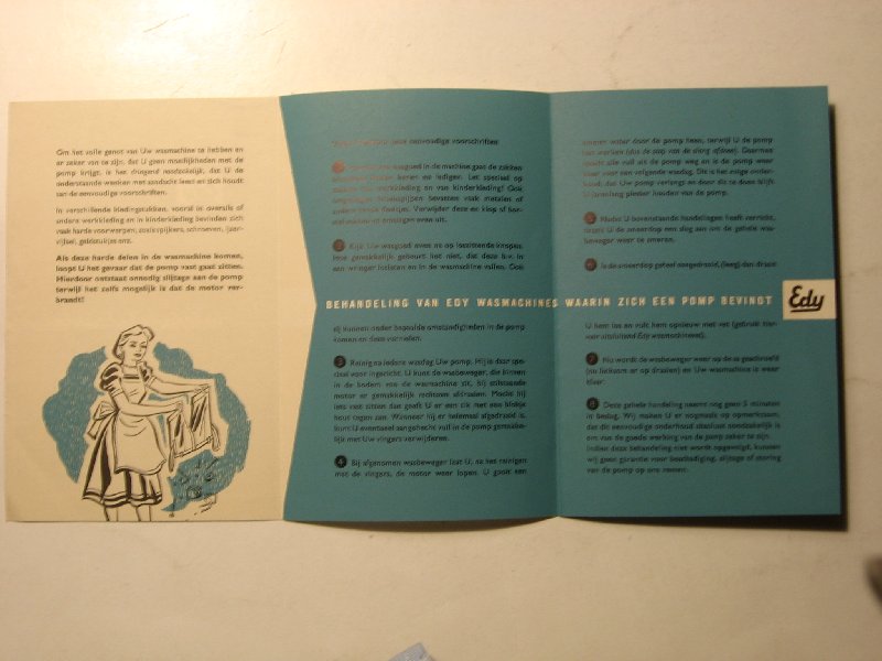 Folder - Edy wasmachinepomp