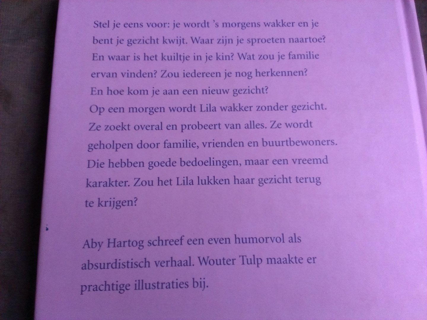 Hartog, Aby - Het meisje zonder gezicht