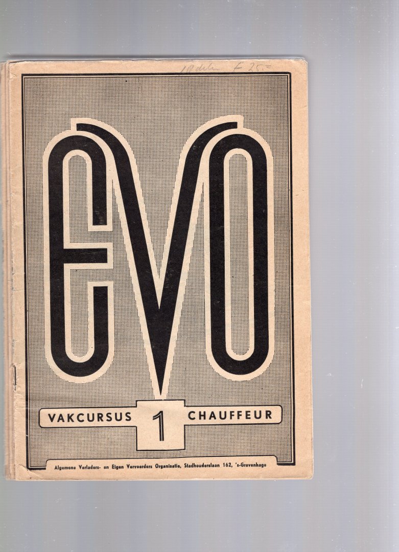  - EVO, vakcursus vervoer, deel 1-18. Derde druk, geheel herzien door C. W. Stants.