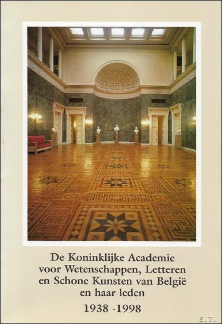 Storme, - koninklijke Academie voor wetenschappen, letteren en schone kuinsten van Belgie en haar leden,1938-1998,