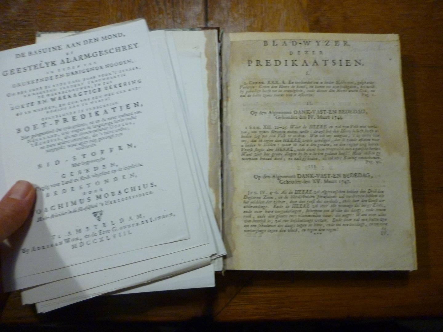 Mobachius Joachimus - de basuine aan den mond of geestelyk alarm-geschrey in tyden van drukkende en dreigende nooden