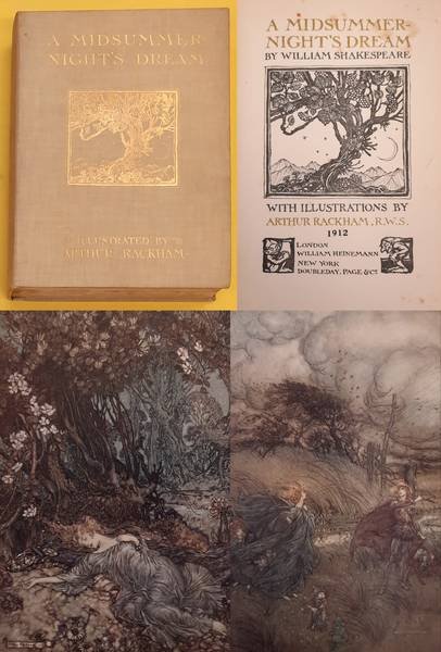 SHAKESPEARE, WILLIAM. & RACKHAM, ARTHUR. - A Midsummernight's Dream. With Illustrations by Arthur Rackham, R.W.S.