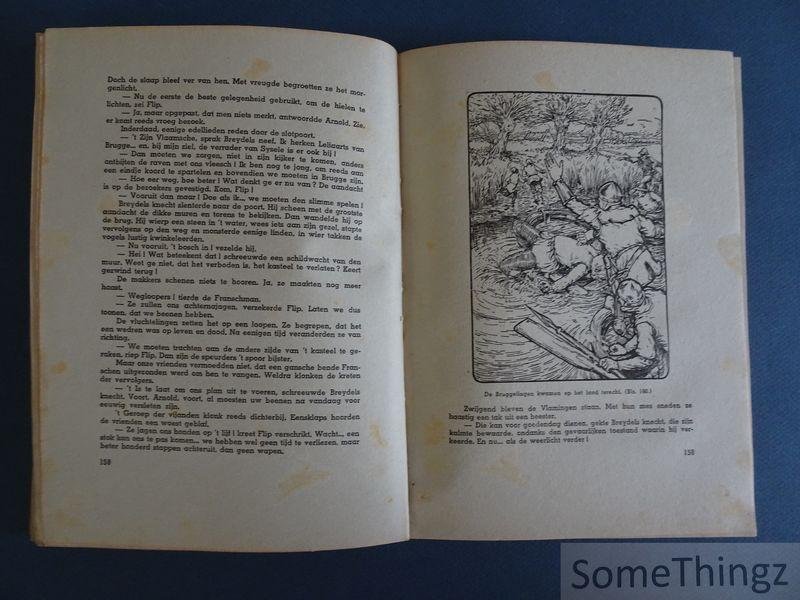 Hans, A. [Abraham] - Groeninghe. Penteekeningen van Emiel Walravens en Edmond Van Offel.