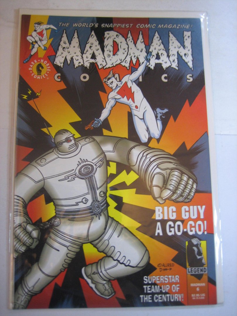  - The world's snappiest comic magazine ! Madman comics Big Guy a Go-Go !