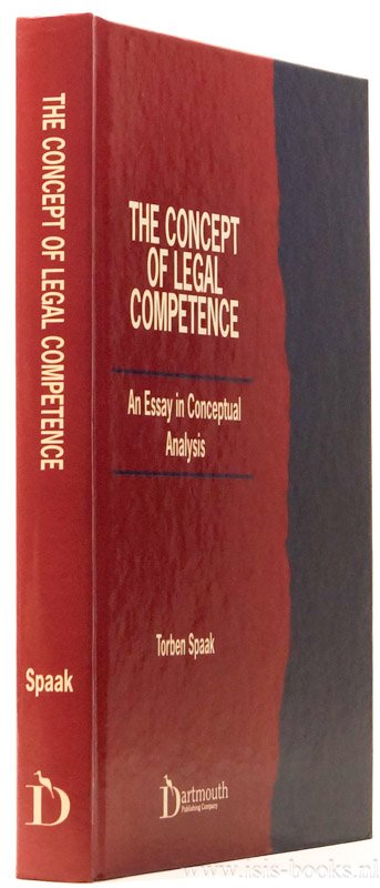 SPAAK, T. - The concept of legal competence. An essay in conceptual analysis.
