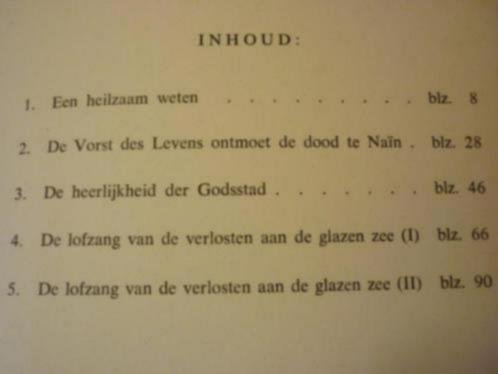 Blok; Ds. M. - Genade en ere - 5 predicaties
