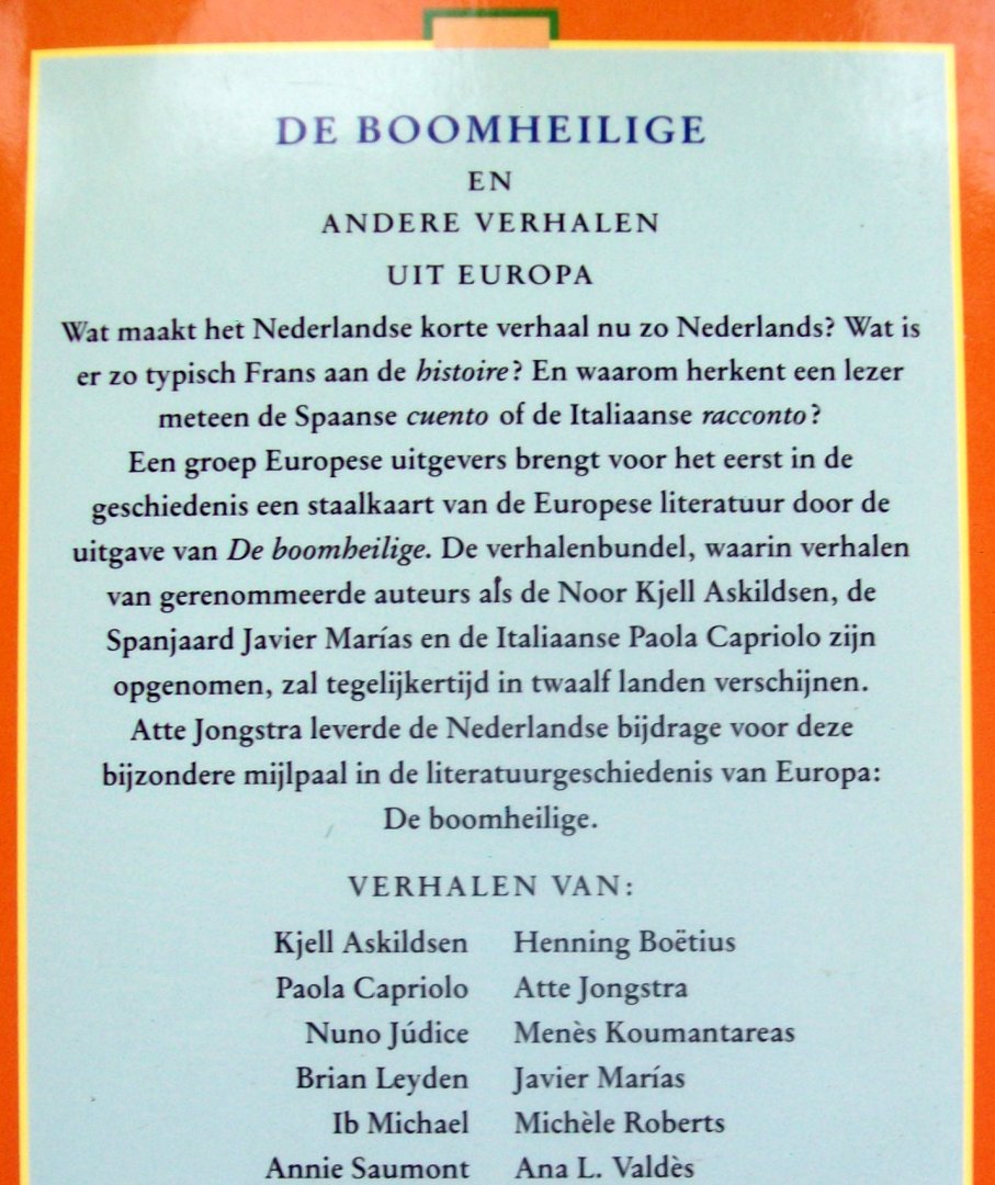 diverse schrijvers - De boomheilige en andere verhalen uit Europa
