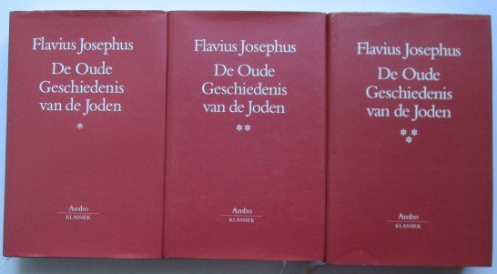 Josephus, Flavius - De oude geschiedenis van de Joden (3 banden)