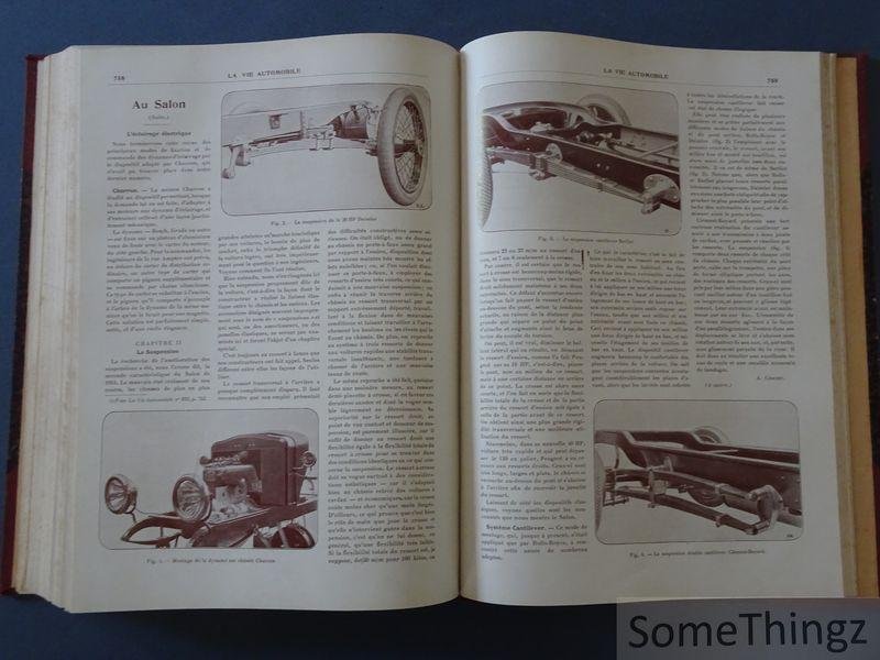 Charles Faroux (redacteur en chef). - La Vie Automobile - paraissant tous ses samedis. Treizième année, 1913, deuxième semestre: livraisons 614 à 639 inclus.