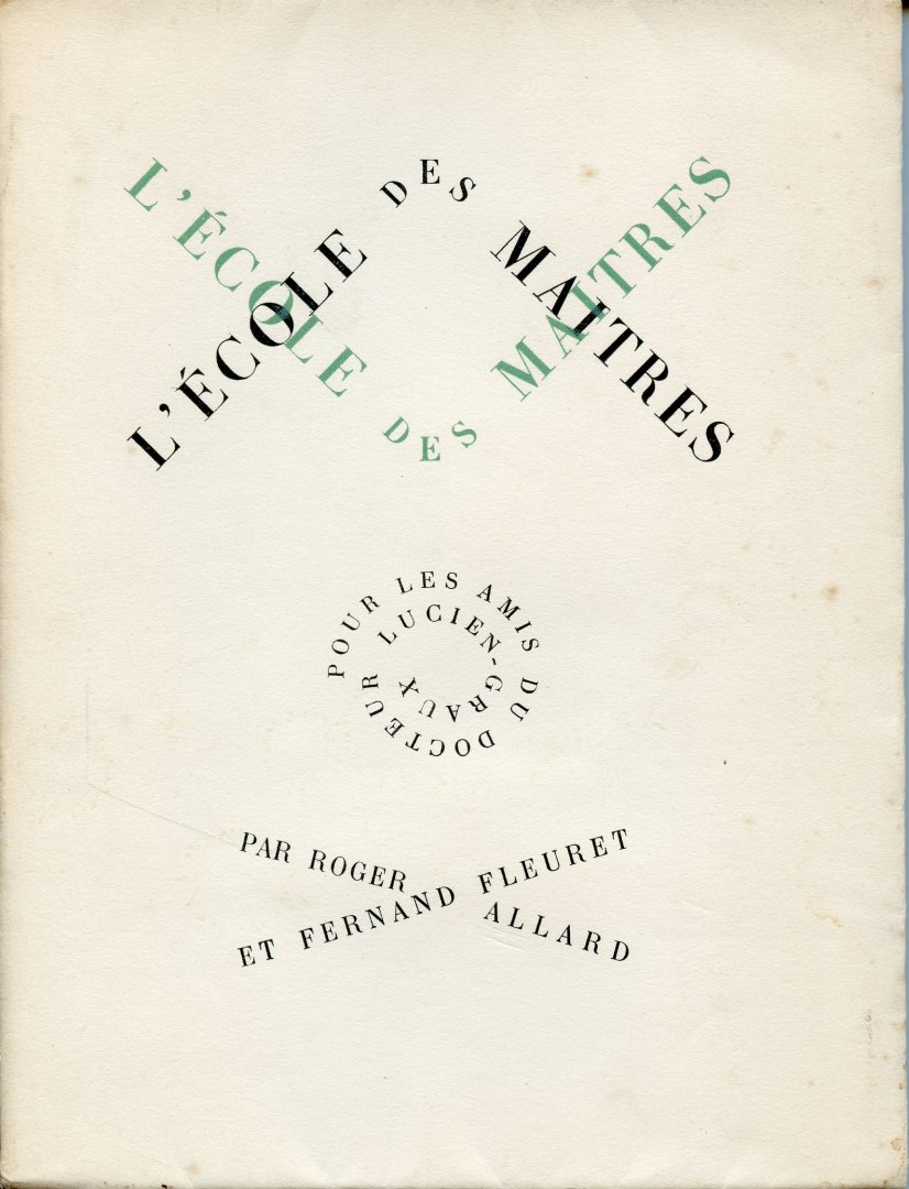 Allard, Roger/ Fleuret, Fernand. [ill.: Alix, Yves] - L'École des Maitres