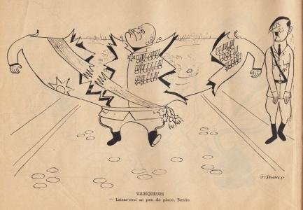 SENNEP, J. - La guerre en chemise noire. Preface de Jean Oberlé.