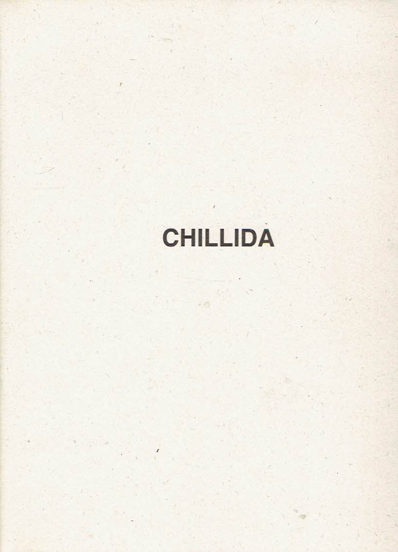 CHILLIDA , Eduardo - Chillida - elogio de la mano - Julio - Noviembre 2003 - Museu d'Art Espanyol Contemporani Palma de Mallorca.