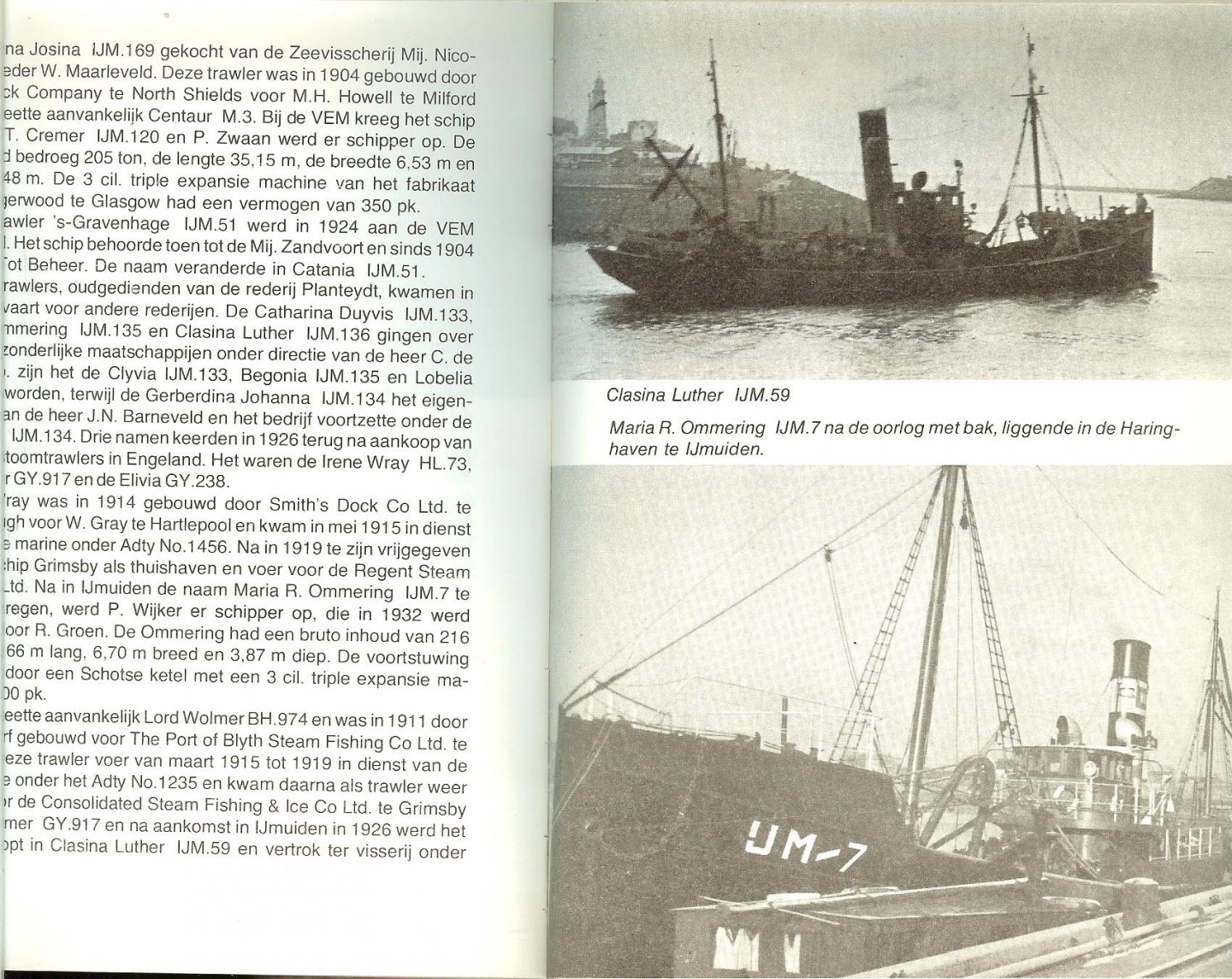 Veer, Arie van der - Zeevisserijschepen onder stoom Deel 1