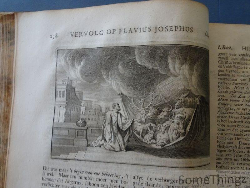 Jakob Basnage / Flavius Josephus. - Vervolg op Flavius Josephus, of: Algemene historie der Joodsche naatsie. Eerste en tweede deel.