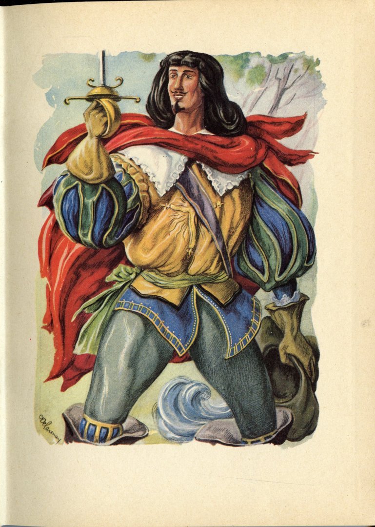 Dumas, Alexandre - Les Trois Mousquetaires (tome I). ill.: C. Delaunay (kleurenlitho`s)