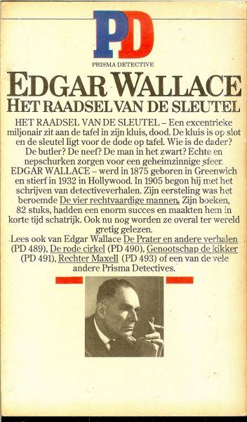 EDGAR WALLACE - HET RAADSEL VAN DE SLEUTEL