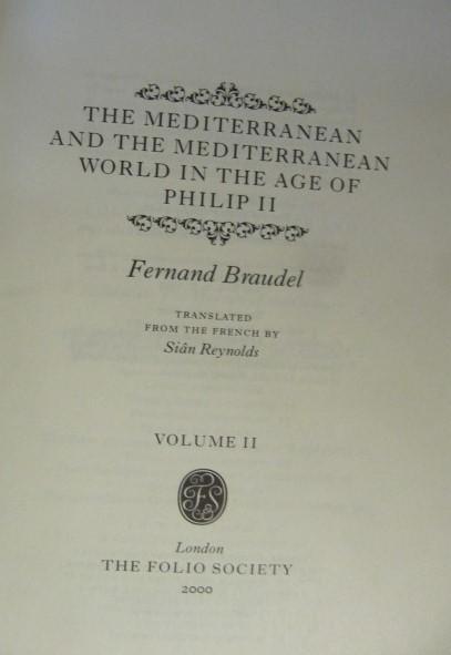 Braudel,  Fernand - The mediterranean and the mediterranean world in the age of Philips II