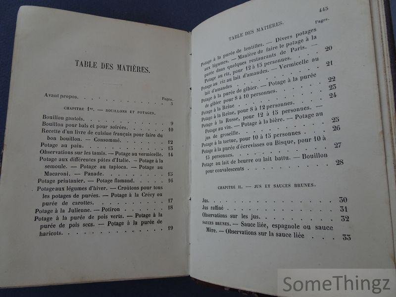 Cauderlier, Philippe Edouard - L'économie culinaire.