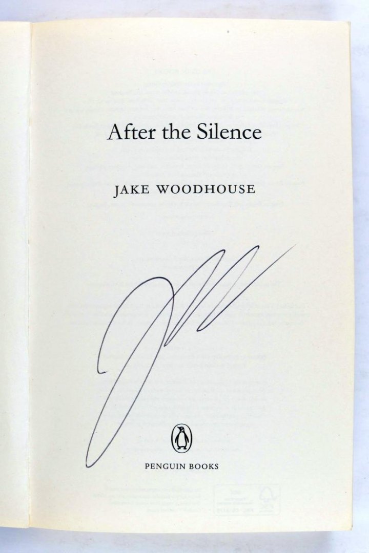 Woodhouse, Jake - After the silence an inspector rykel novel (2 foto's)