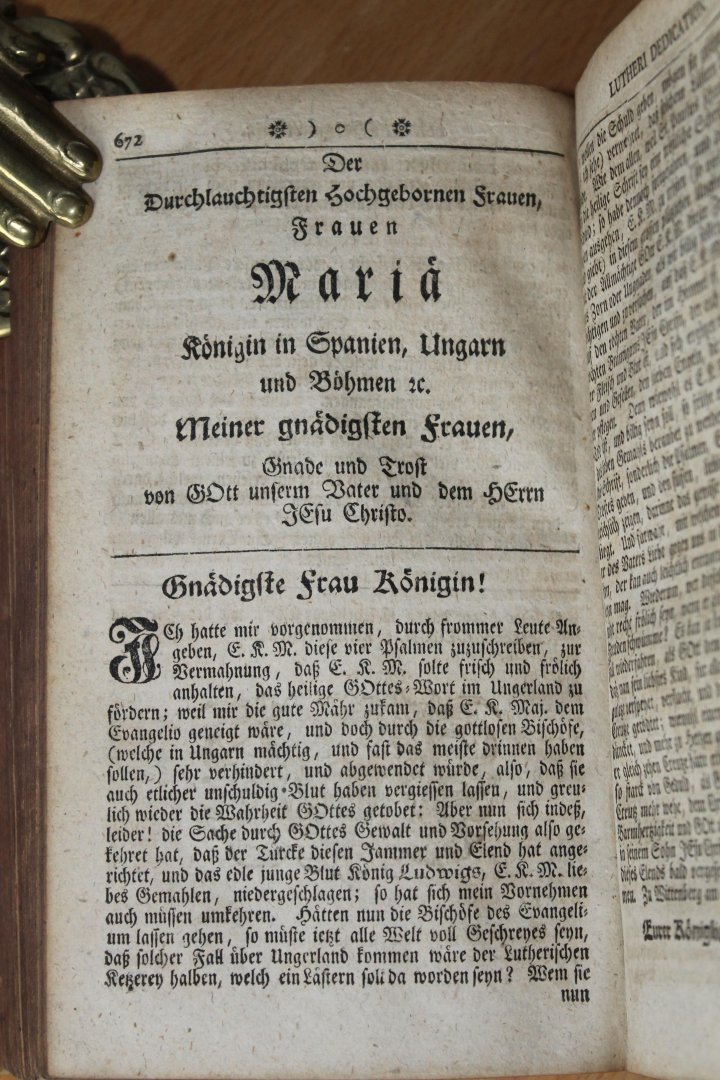 RAMBACH, Johann Jacob / LUTHER, Martin (D. Martini Lutheri) - Auserlesene erbauliche kleine Schriften. Aus seinen großen Tomis genommen und nicht allein mit einer allgemeinen Vorrede von dem Segen der Schriften Lutheri sondern auch mit besonderen Einleitungen von allerhand nützlichen Materien vormals dar...