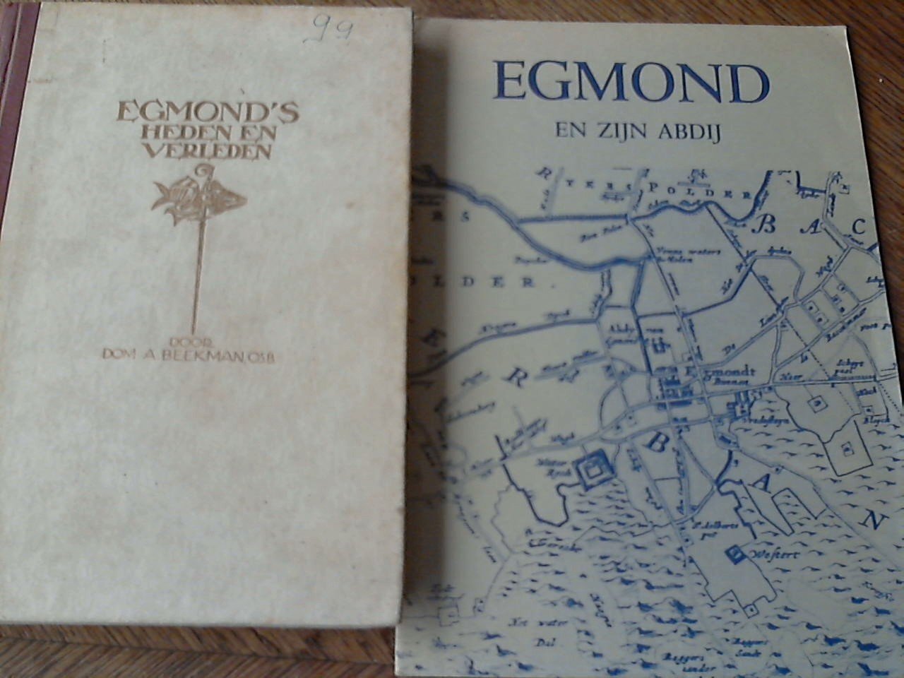Beekman Dom A. O.S.B. - Egmond's heden en verleden, 2e druk, 1951, + Egmond en zijn Abdij,