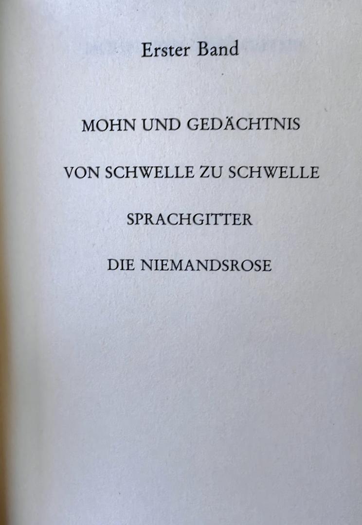 Alleman, Beda & Reichert, Stefan (Hrsg.) - Paul Celan Gesammelte Werke in fünf Bänden (Lederausgabe; Erstausgabe!)