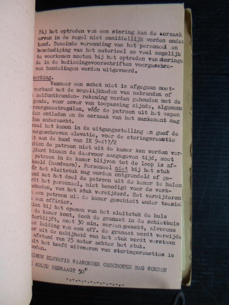  - Luchtdoelartillerie, Veiligheidsbepalingen [betreffende terreinen, munitie, wapens en toestellen], 903 Luchtdoelartilleriegroep
