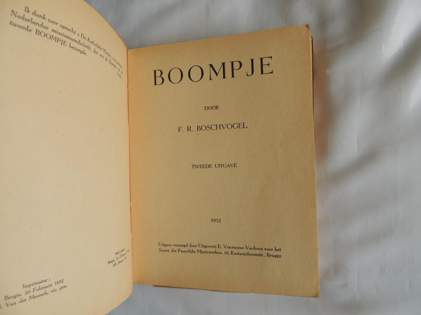 Boschvogel, F.R. 1902-1994 pseudoniem van Ramon, Frans Lodewijk Jozef - Boompje