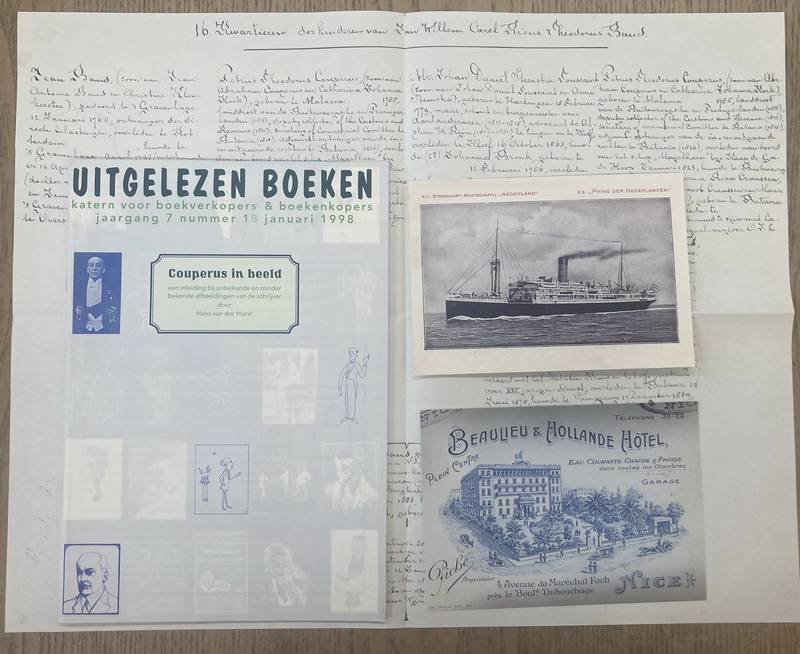 UITGELEZEN BOEKEN. & HORST, HANS VAN DER - Couperus in beeld.  Uitgelezen Boeken. Katern voor boekverkopers en boekenkopers. Jaargang 7, nummer 1,