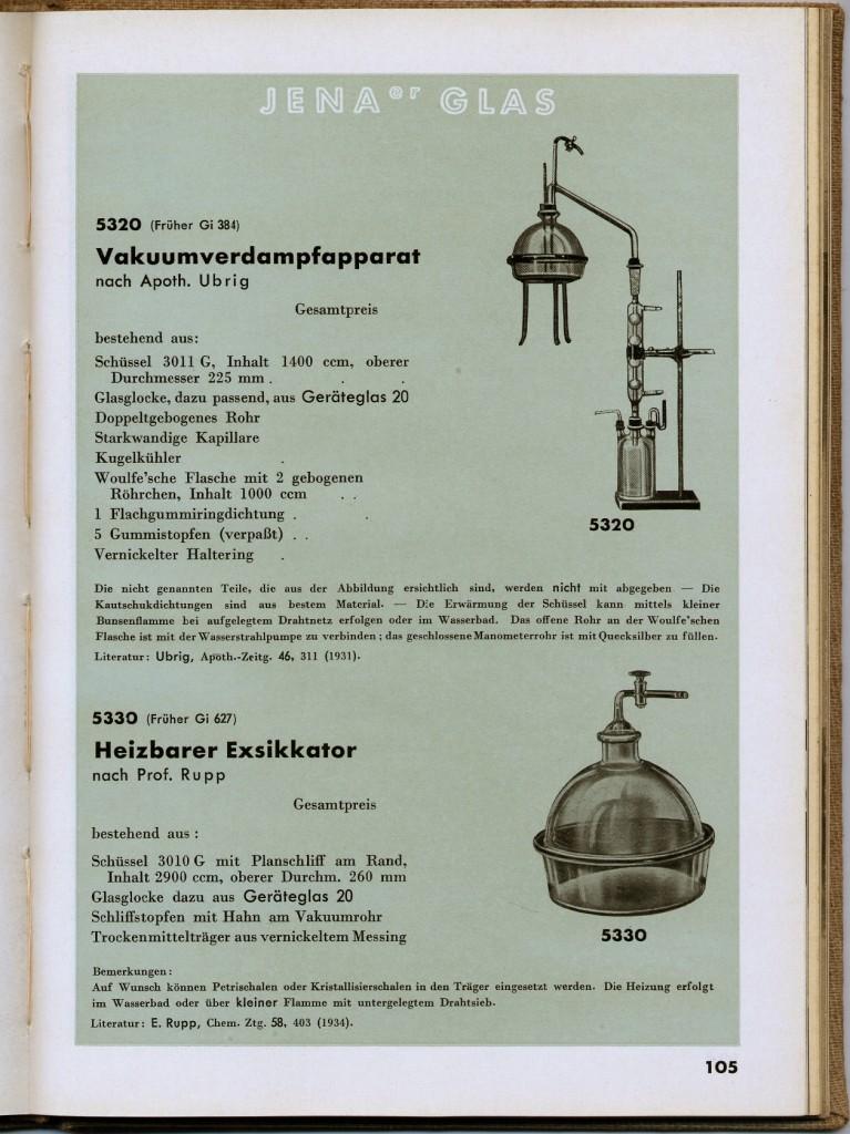 Renger-Patzsch, Albert (fotografie) - JENAer GLAS für Laboratorien 5700 o