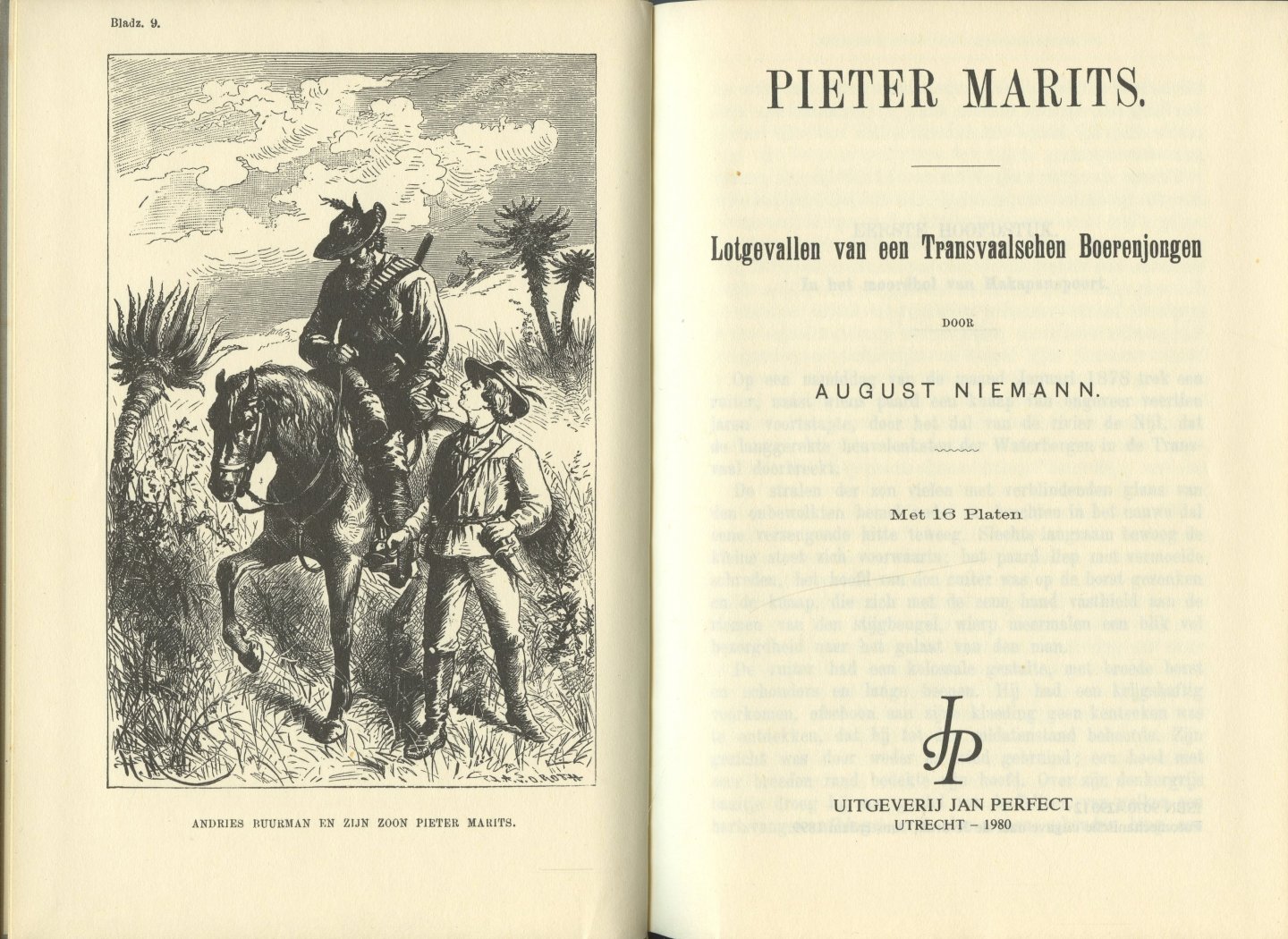 Niemann, August - Pieter Marits. Lotgevallen van een Transvaalschen Boerenjongen (met 16 platen)
